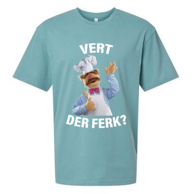 Vert Der Ferk Swedish Chef Sueded Cloud Jersey T-Shirt