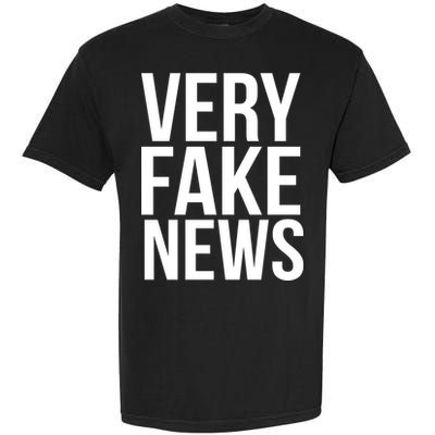 Very Fake News Funny Donald Trump Garment-Dyed Heavyweight T-Shirt