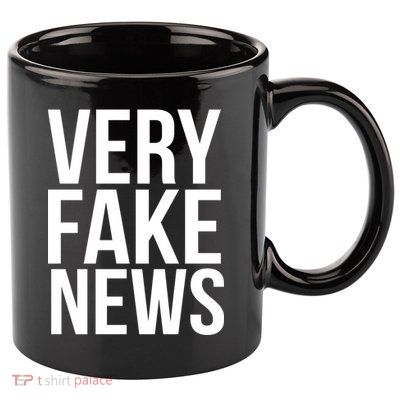 Very Fake News Funny Donald Trump 11oz C Handle Ceramic Mug