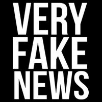 Very Fake News Funny Donald Trump Drawstring Bag