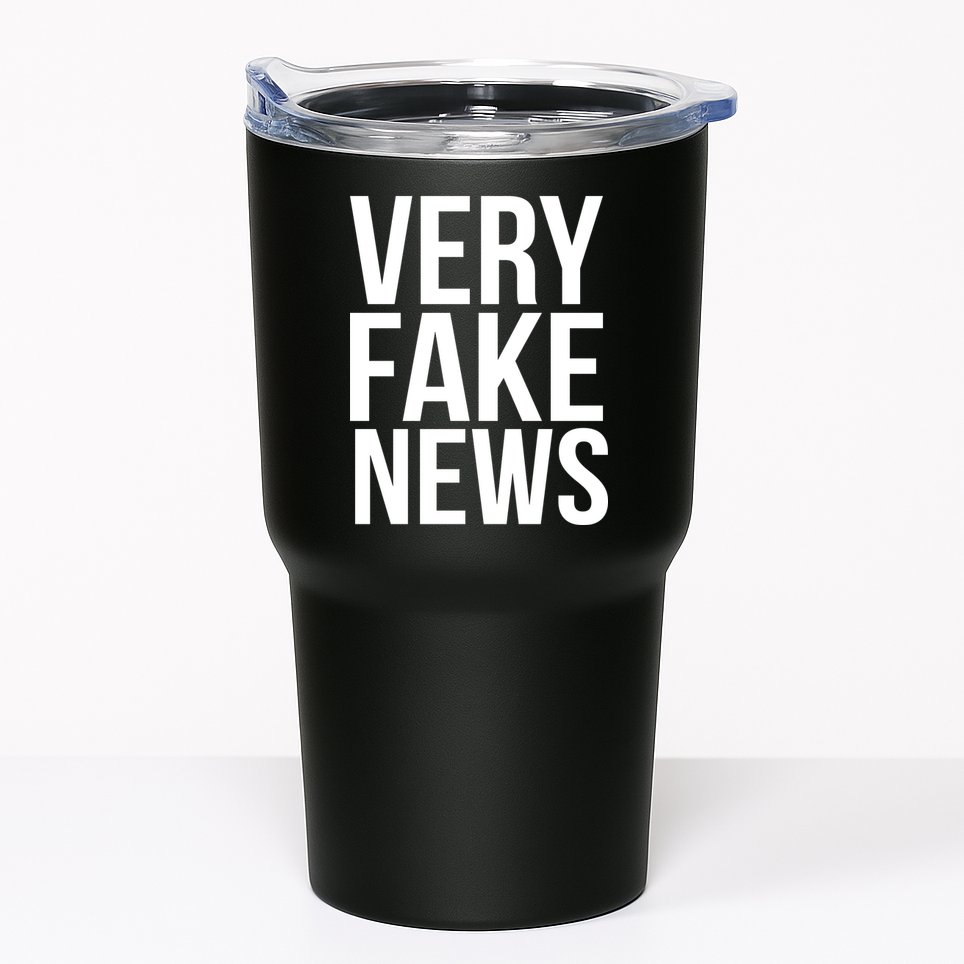 Very Fake News Funny Donald Trump Tumbler
