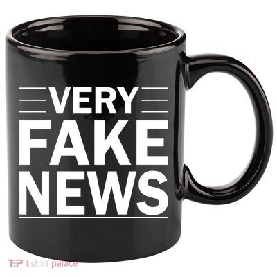 Very Fake News Funny Political 11oz C Handle Ceramic Mug