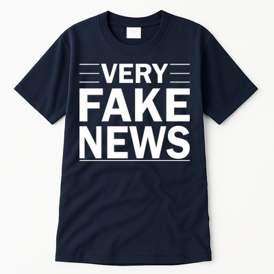 Very Fake News Funny Political Tall T-Shirt