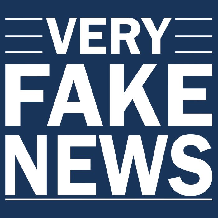 Very Fake News Funny Political Kids Sweatshirt
