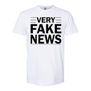 Very Fake News Funny Political Softstyle® CVC T-Shirt