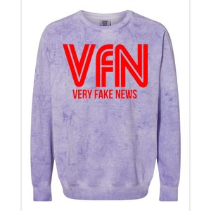 Very Fake News Network Colorblast Crewneck Sweatshirt