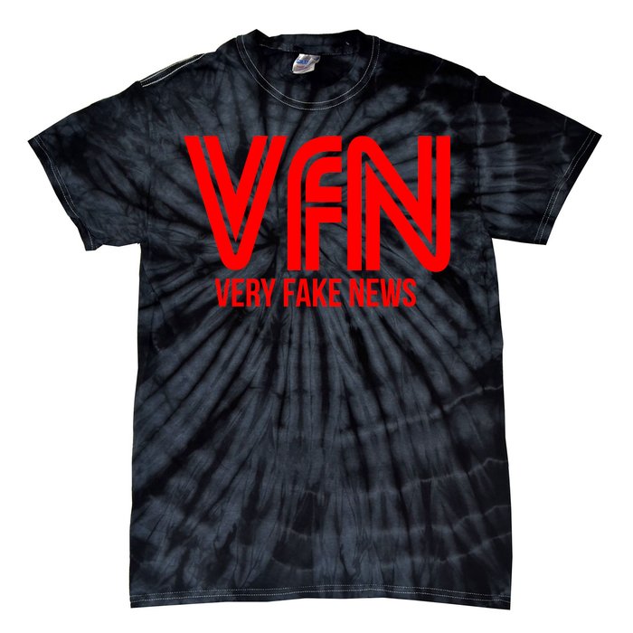 Very Fake News Network Tie-Dye T-Shirt