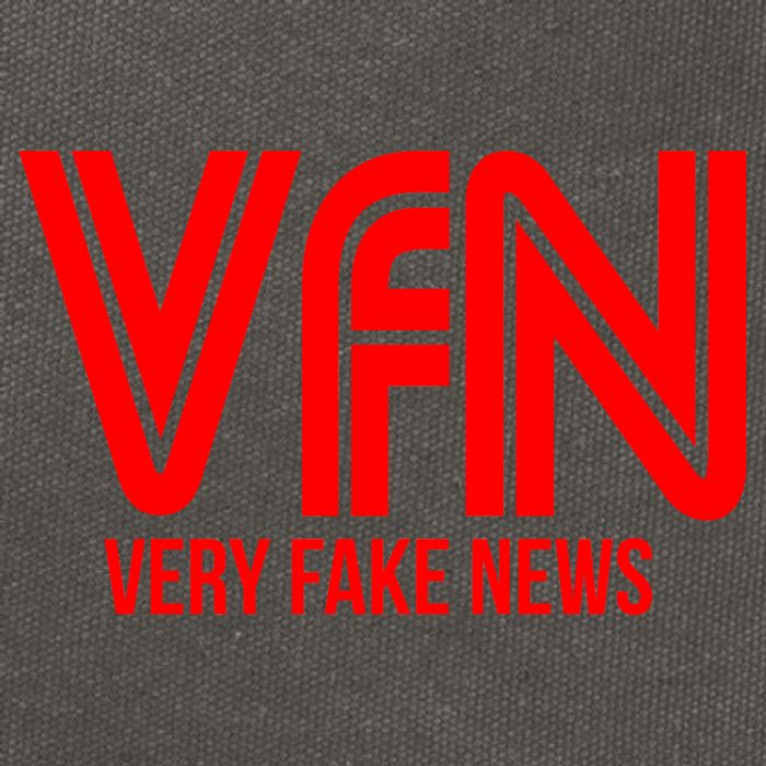 Very Fake News Network Cotton Canvas Backpack