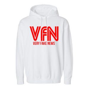 Very Fake News Network Garment-Dyed Fleece Hoodie