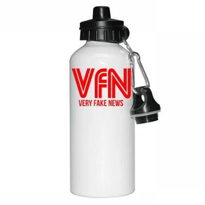 Very Fake News Network Aluminum Water Bottle 