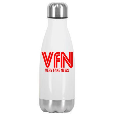 Very Fake News Network Stainless Steel Insulated Water Bottle