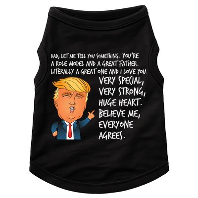 Very Special Dad Donald Trump Fathers Day Doggie Tank