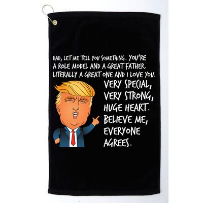 Very Special Dad Donald Trump Fathers Day Golf Towel