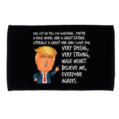 Very Special Dad Donald Trump Fathers Day Microfiber Hand Towel