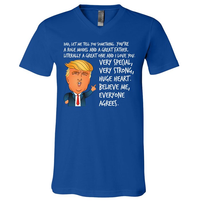 Very Special Dad Donald Trump Fathers Day V-Neck T-Shirt