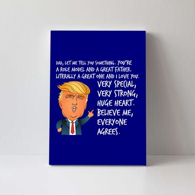 Very Special Dad Donald Trump Fathers Day Canvas