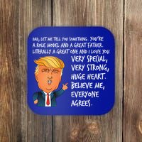 Very Special Dad Donald Trump Fathers Day Coaster