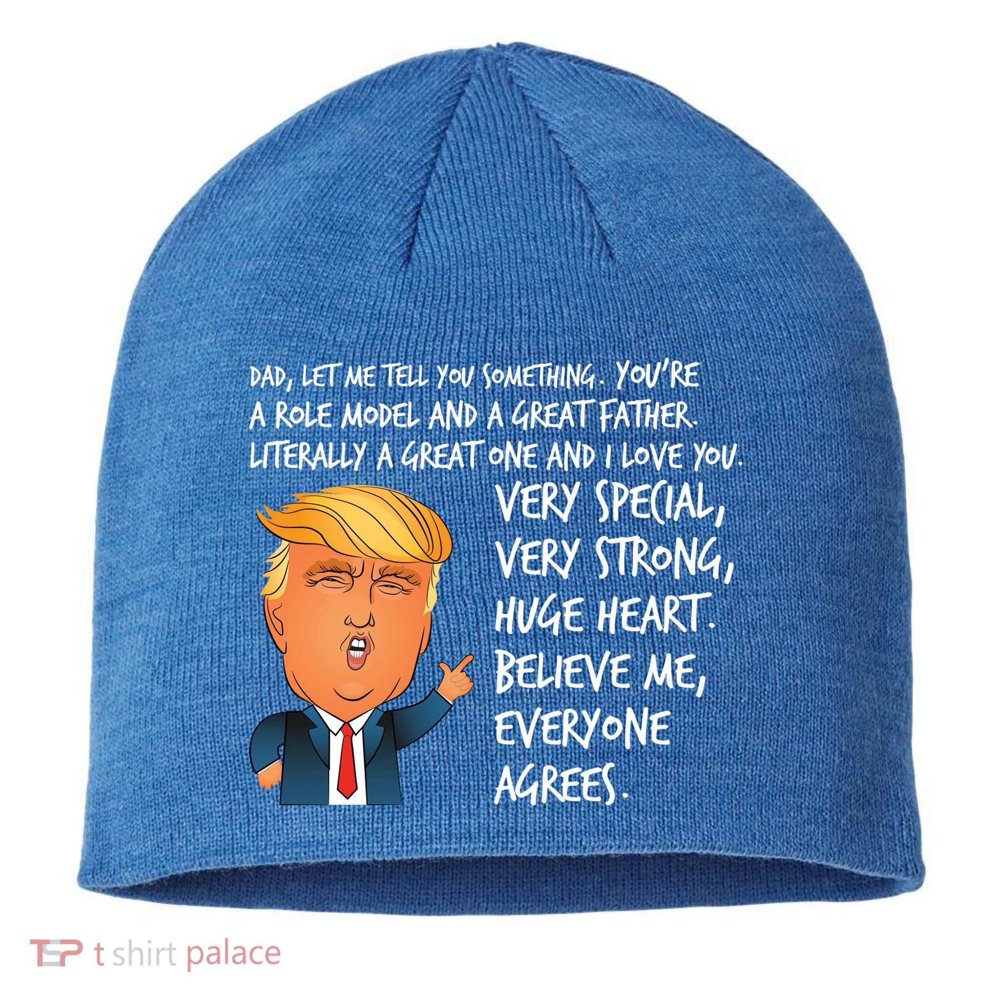 Very Special Dad Donald Trump Fathers Day Sustainable Beanie