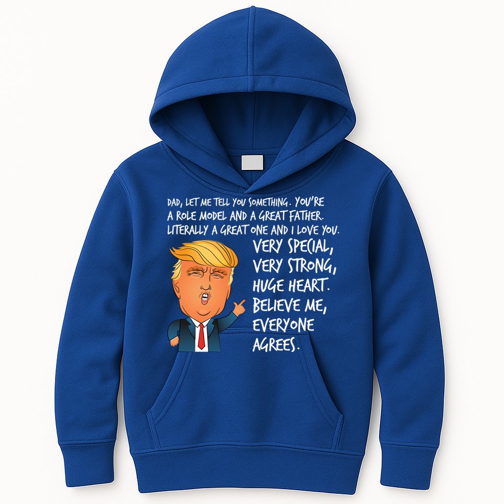 Very Special Dad Donald Trump Fathers Day Kids Hoodie