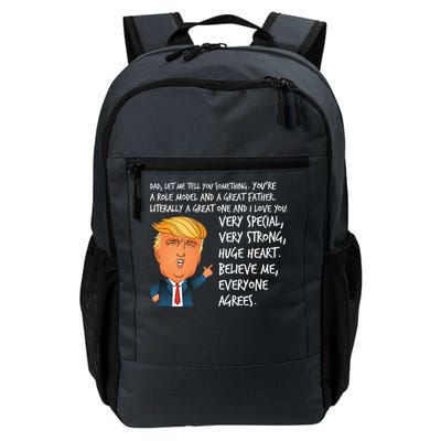 Very Special Dad Donald Trump Fathers Day Daily Commute Backpack