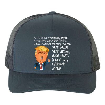 Very Special Dad Donald Trump Fathers Day Yupoong Adult 5-Panel Trucker Hat