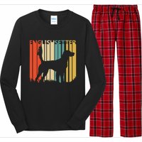 Vintage English Setter Long Sleeve Pajama Set