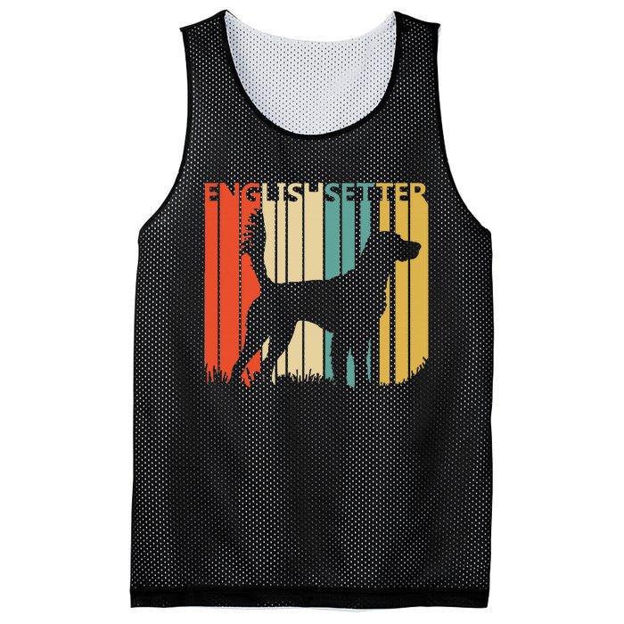 Vintage English Setter Mesh Reversible Basketball Jersey Tank