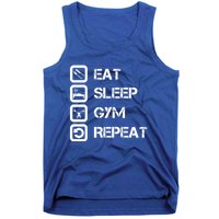 Vintage Eat Sleep Gym Repeat Gift Tank Top