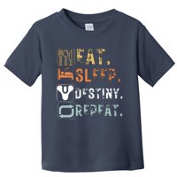 Vintage Eat Sleep Destiny Repeat Funny Eat Sleep Destiny Toddler T-Shirt