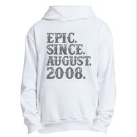 Vintage Epic Since August 2008 Birth Year Legendary Gifts Urban Pullover Hoodie