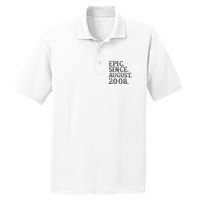 Vintage Epic Since August 2008 Birth Year Legendary Gifts PosiCharge RacerMesh Polo