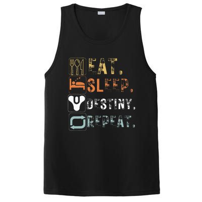 Vintage Eat Sleep Destiny Repeat Funny Eat Sleep Destiny PosiCharge Competitor Tank