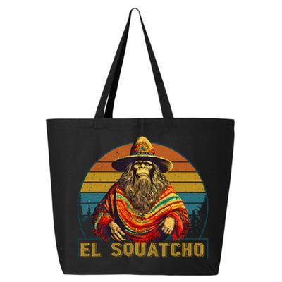 Vintage El Squatcho Bigfoot Retro Saquatch 25L Jumbo Tote