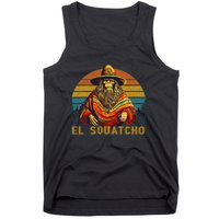 Vintage El Squatcho Bigfoot Retro Saquatch Tank Top