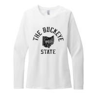 Vintage Established Sports Design The Buckeye State Womens CVC Long Sleeve Shirt