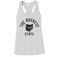 Vintage Established Sports Design The Buckeye State Women's Racerback Tank