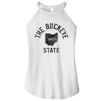 Vintage Established Sports Design The Buckeye State Women's Perfect Tri Rocker Tank