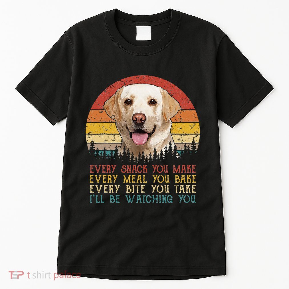 Vintage Every Snack You Make Dog Yellow Lab Retriever Tall T-Shirt