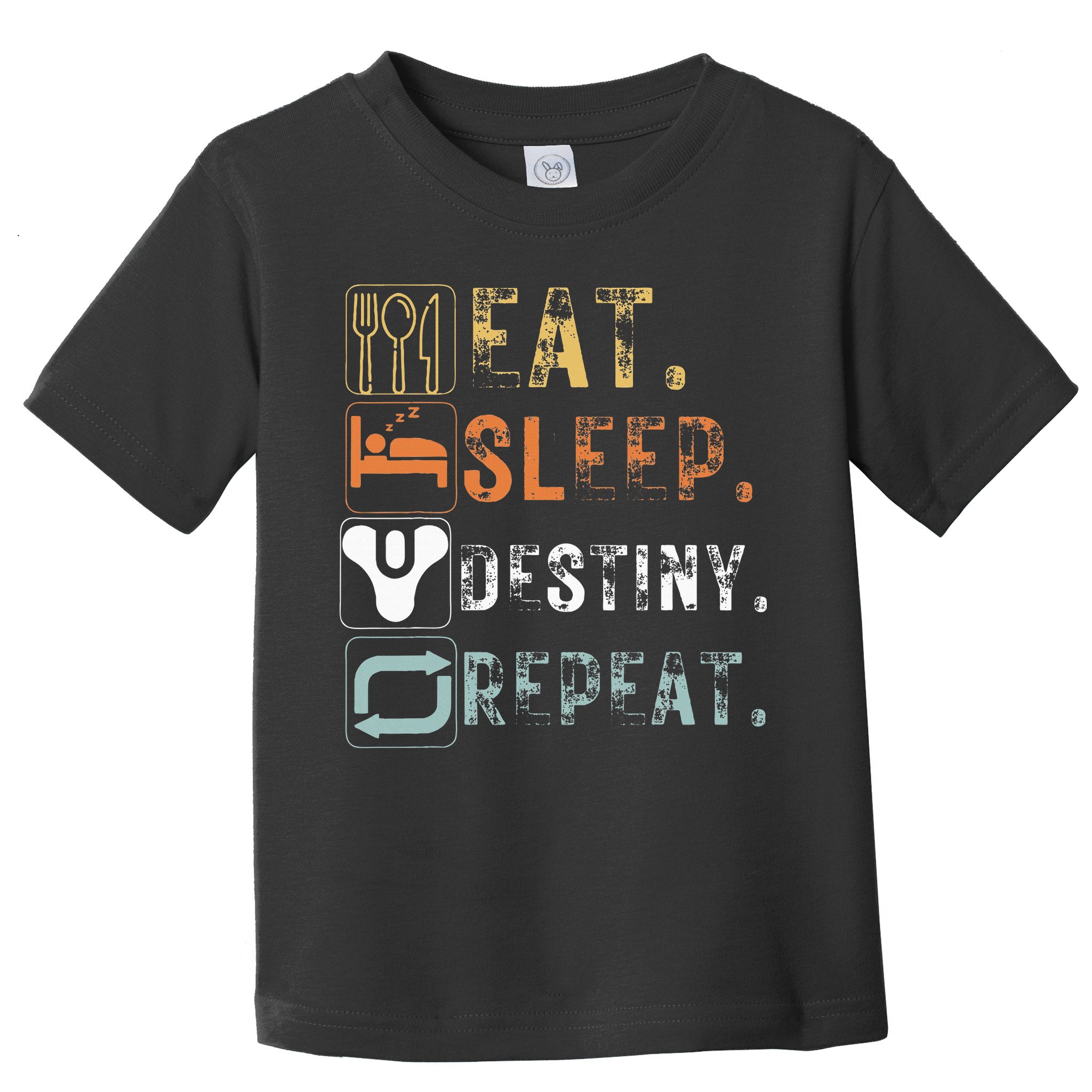 Vintage Eat Sleep Destiny Repeat Funny Eat Sleep Destiny Toddler T-Shirt