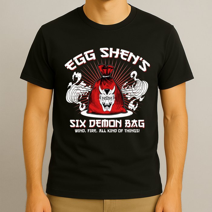 Vintage Egg Shen's Six Demon Bag Wind Fire All Kind Of Things T-Shirt
