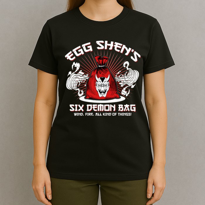 Vintage Egg Shen's Six Demon Bag Wind Fire All Kind Of Things T-Shirt