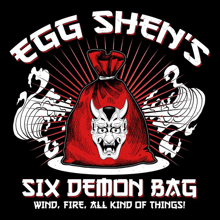 Vintage Egg Shen's Six Demon Bag Wind Fire All Kind Of Things T-Shirt