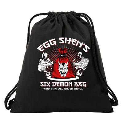 Vintage Egg Shen's Six Demon Bag Wind Fire All Kind Of Things Drawstring Bag