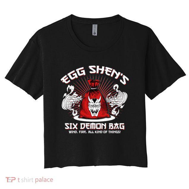 Vintage Egg Shen's Six Demon Bag Wind Fire All Kind Of Things Crop Top