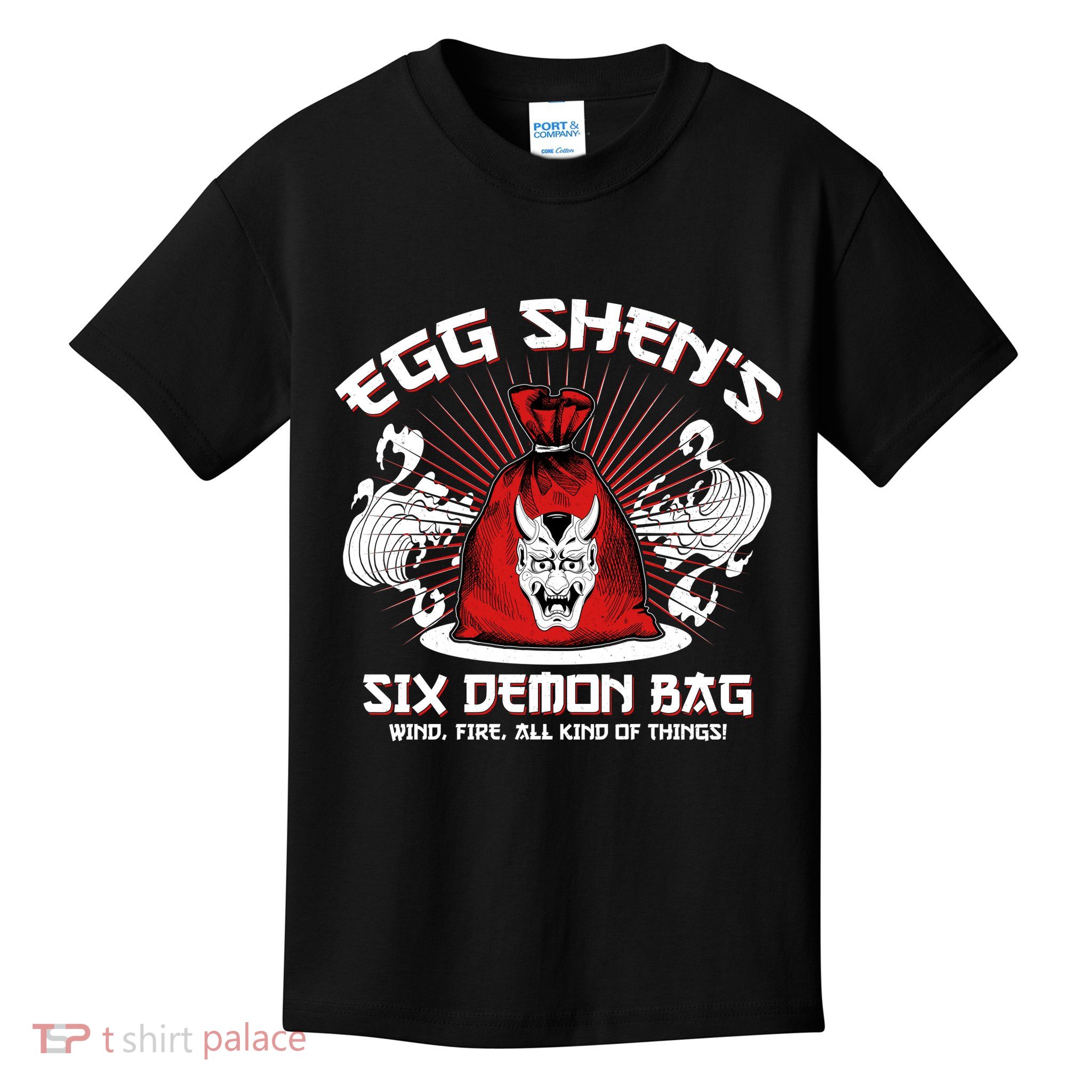 Vintage Egg Shen's Six Demon Bag Wind Fire All Kind Of Things Kids T-Shirt