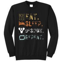 Vintage Eat Sleep Destiny Repeat Funny Eat Sleep Sweatshirt