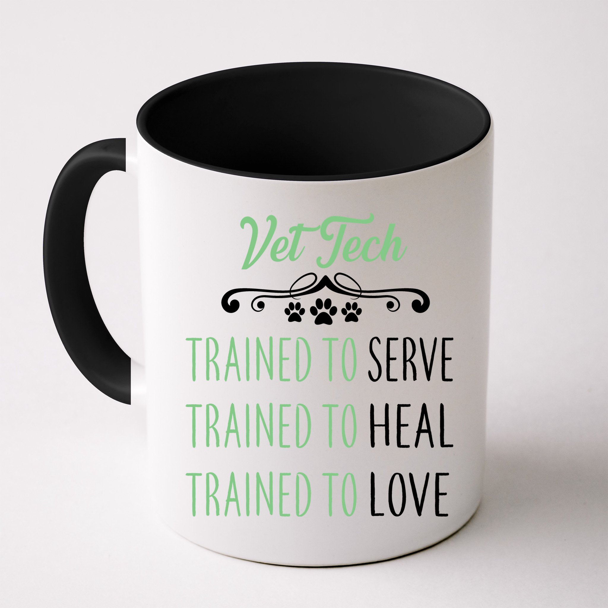 Vet Tech Trained To Serve Heal Love Mug