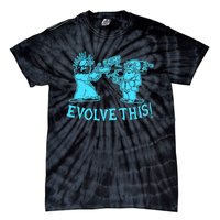 Vintage Evolve This Jesus And Darwin 2 Tie-Dye T-Shirt