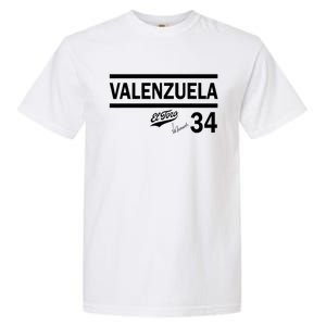 Valenzuela El Toro 34 Los Angeles Throwback Garment-Dyed Heavyweight T-Shirt