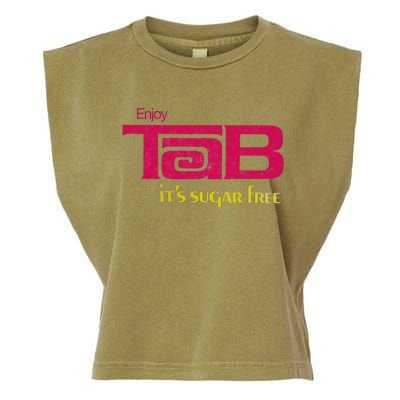 Vintage Enjoy Tab Cola Rip Tab Garment-Dyed Women's Muscle Tee